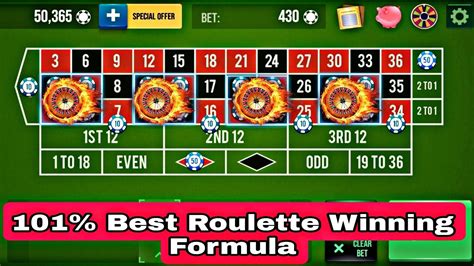 roulette winning formula|best way to win roulette.